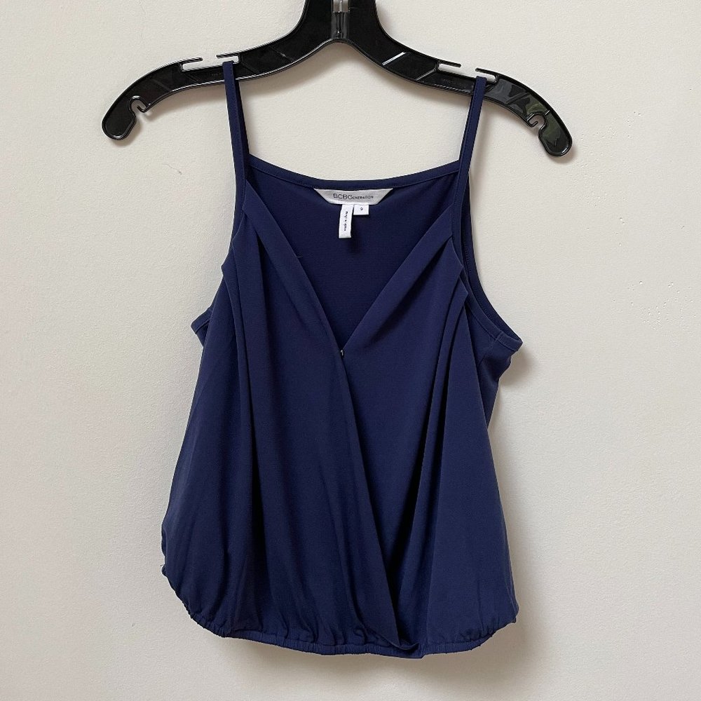 BCBGeneration Navy Tank/Blouse (NWOT)